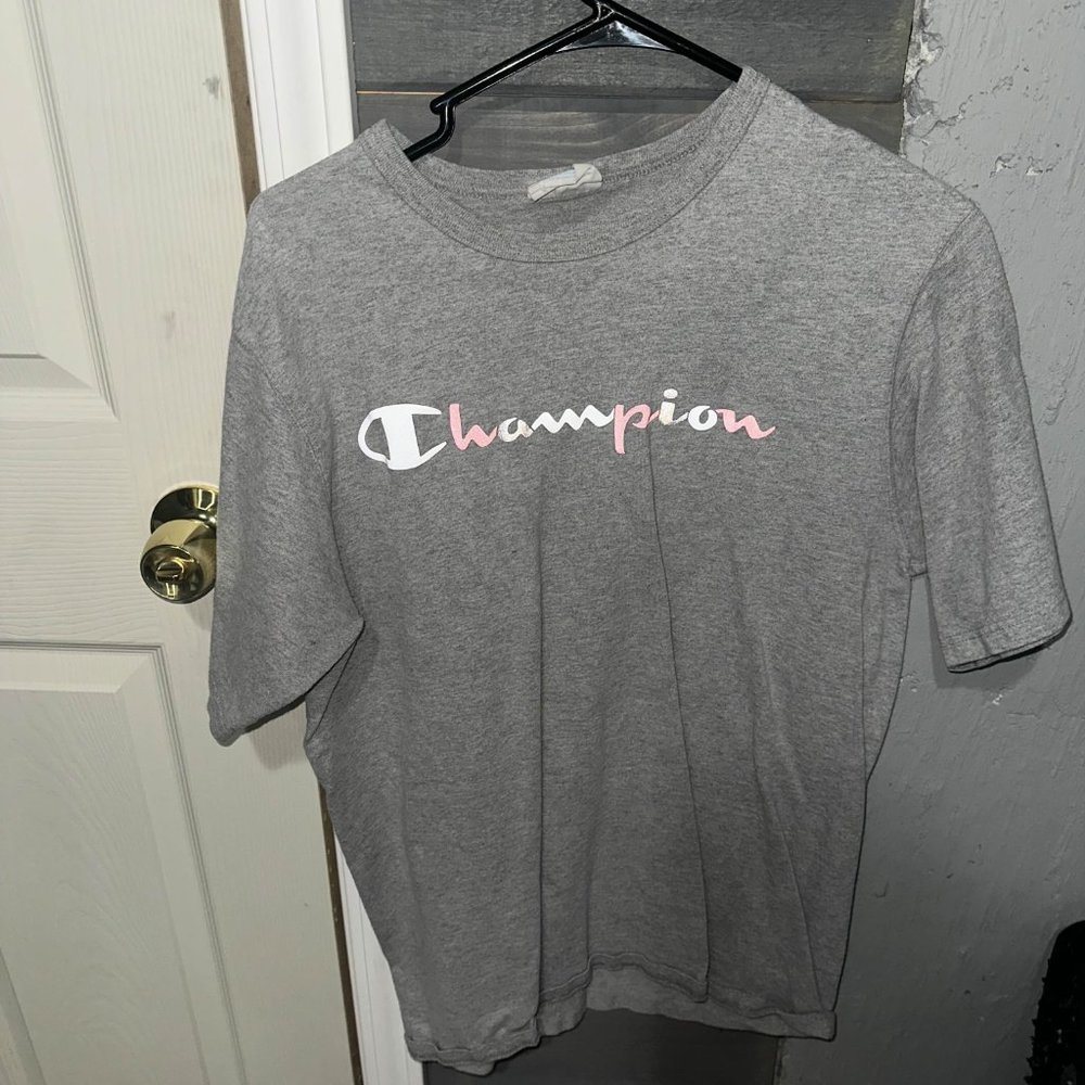 Large Champion Shirt Short Sleeve